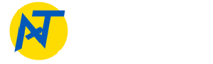 Neo Ace Tennis logo featuring a bold blue NAT monogram inside a neon yellow circle